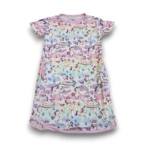 Birdie Bean Renee Unicorn Night Gown Pajama Dress Bamboo Viscose Girls 6
